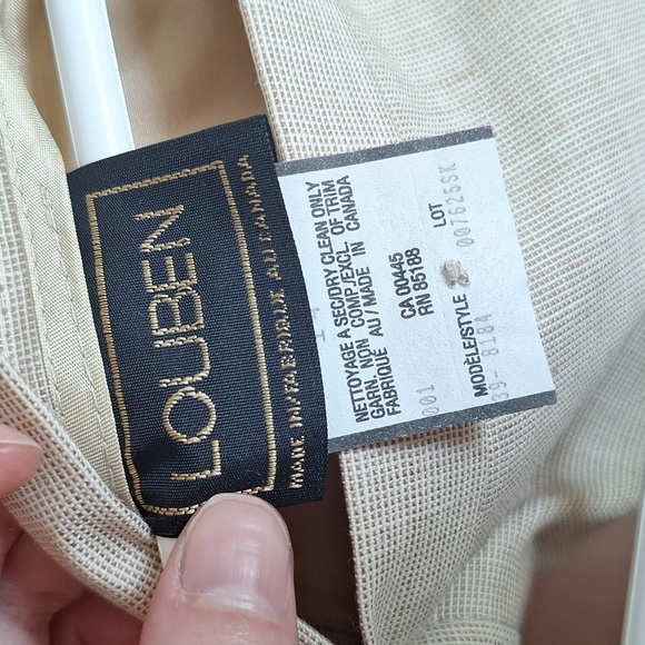 Vintage Louben Linen skirt - Picture 5 of 6
